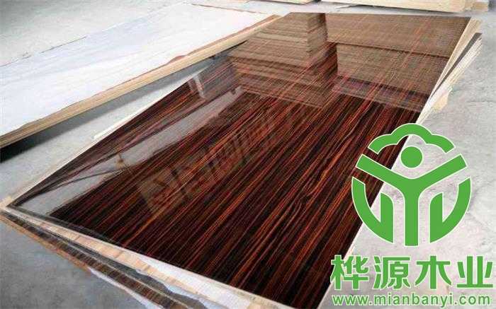 UV科技黑檀木飾面，科技木飾面定做